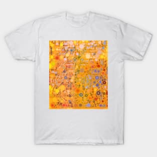 Orange Circle Pattern T-Shirt